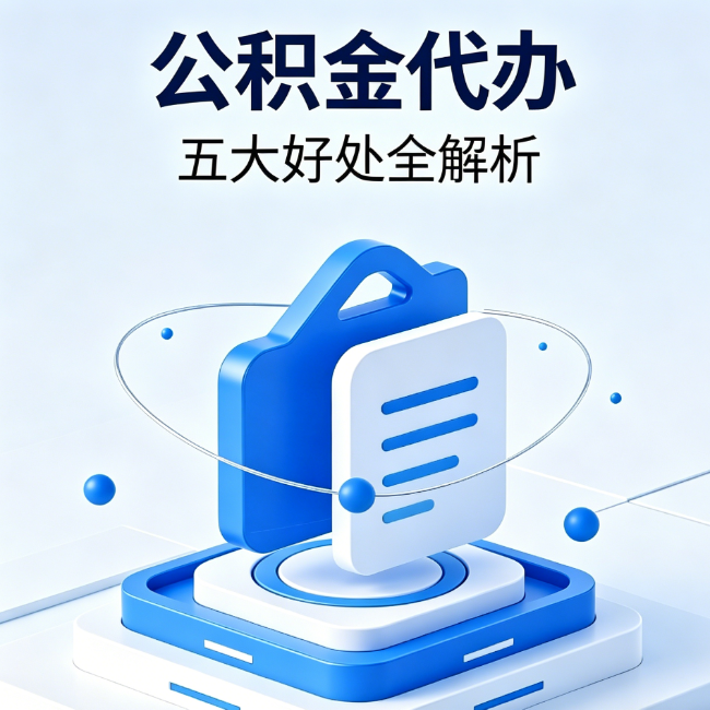 上海公积金代办到底值不值？这5大好处让你少走弯路